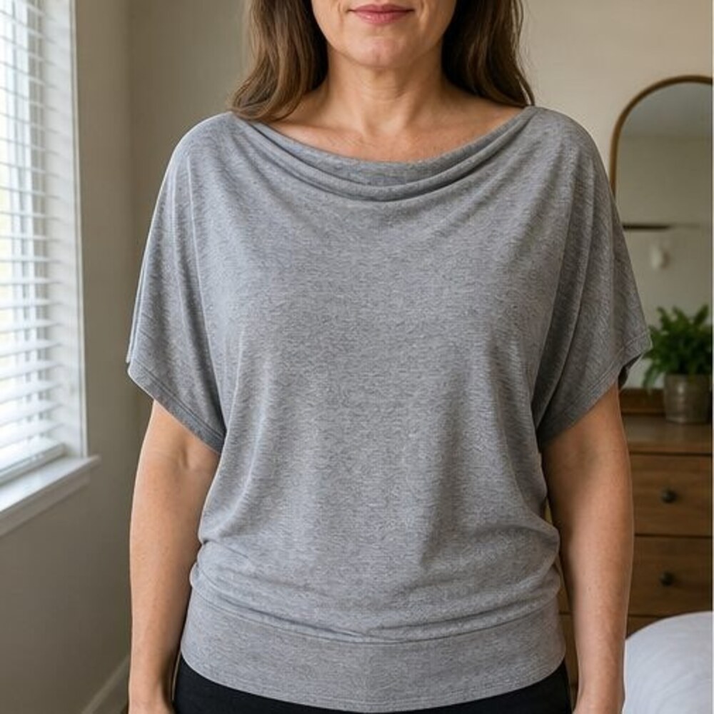 Gray Tunic Blouse